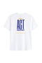 WHITE ACT T-SHIRT