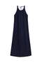 NAVY BLUE CROME DRESS