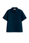 CAMISA MELANIA DE SEERSUCKER AZUL MARINO