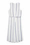GESTREIFTES KLEID ZOE WEISS