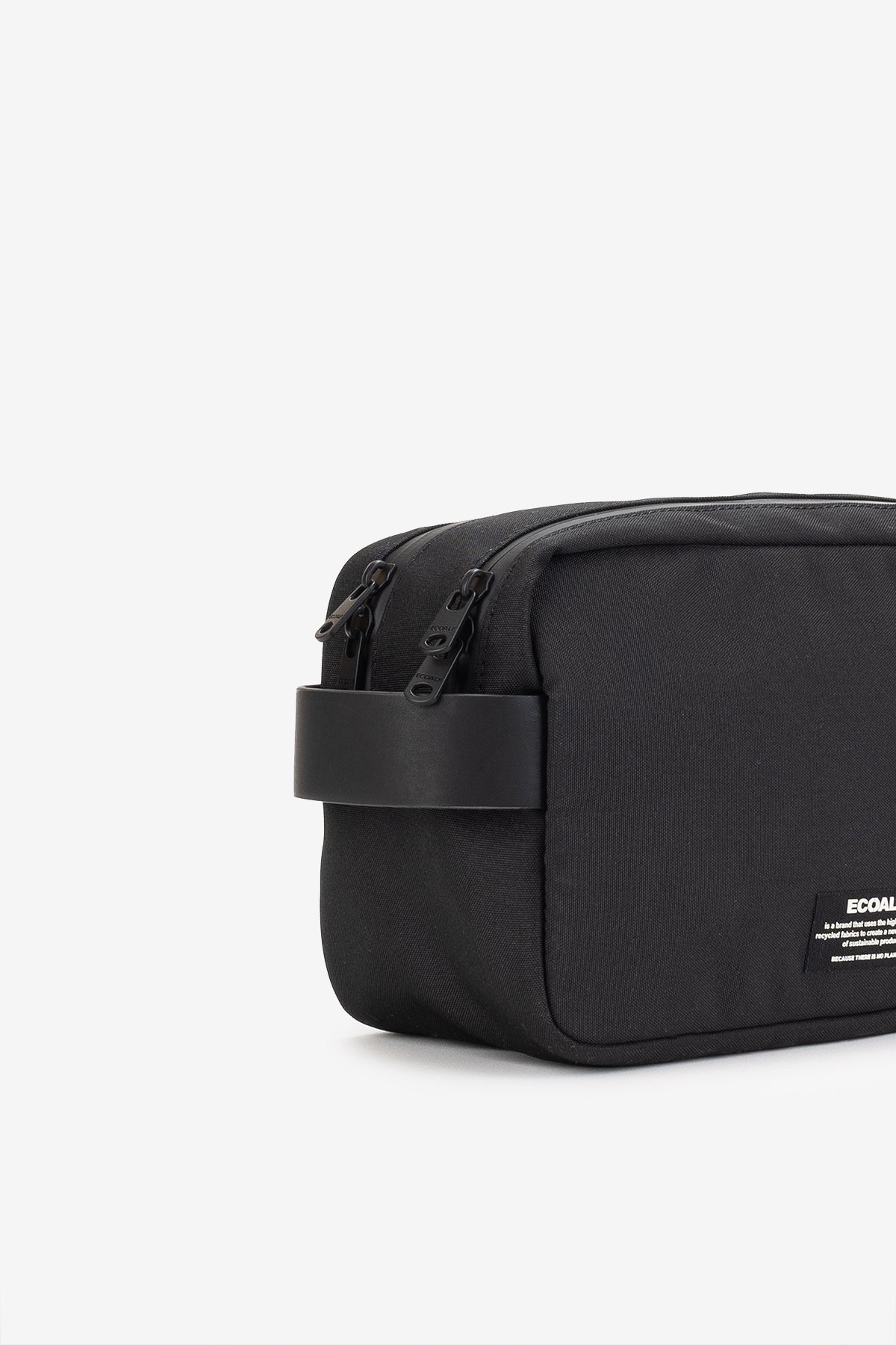 BLACK VANITY TOILETRY BAG