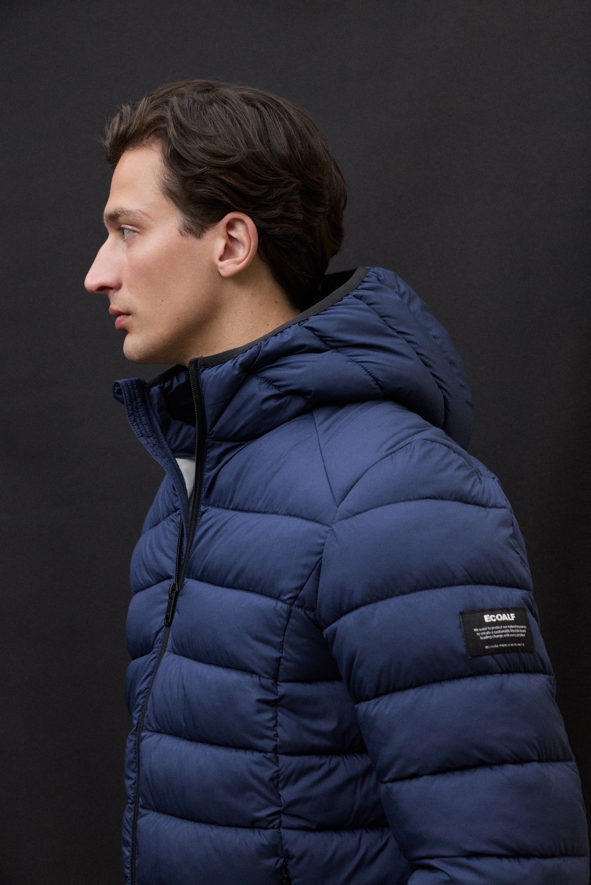 CHAQUETA ASPENALF AZUL PARA HOMBRE ECOALF