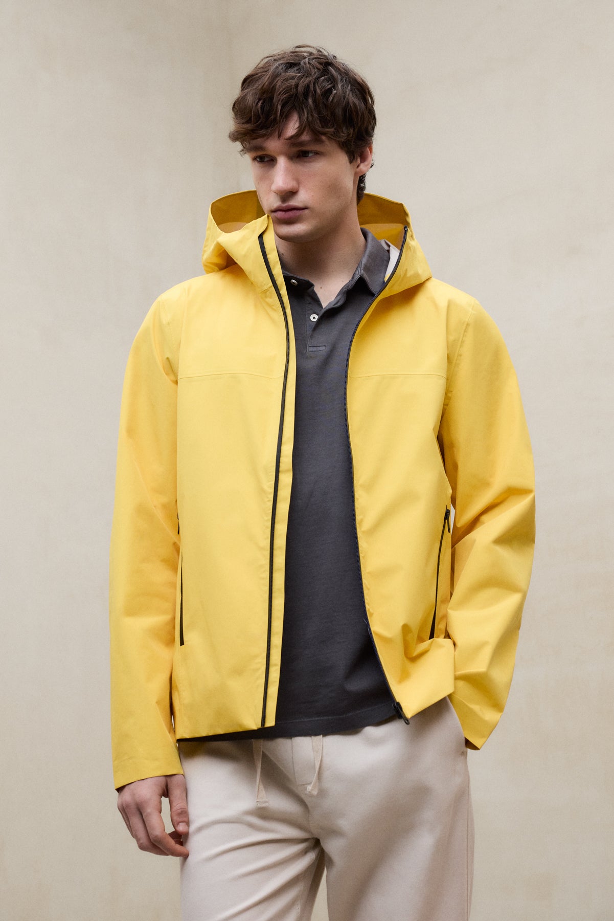 YELLOW DARWIN JACKET FOR MEN | ECOALF