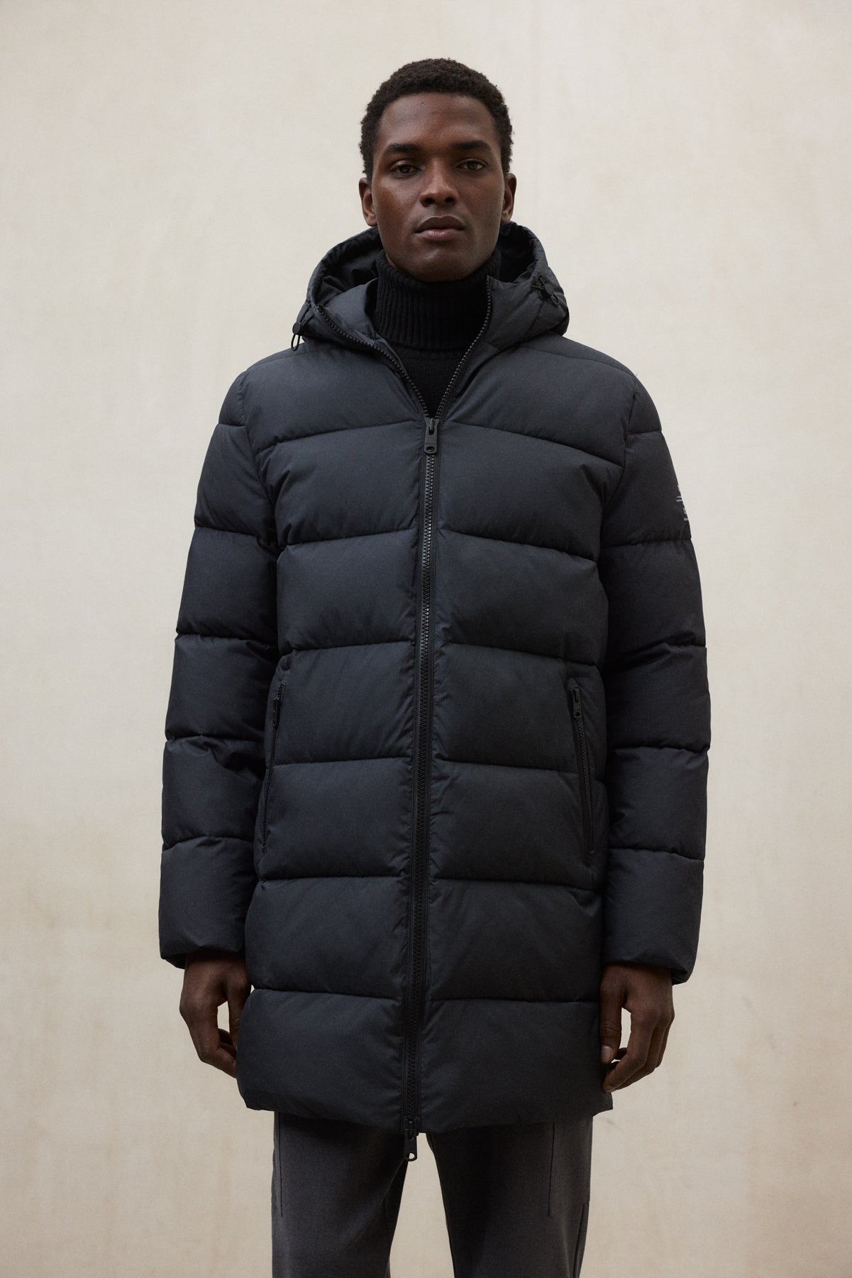 DARK GREY VINTAGE COAT FOR MEN | ECOALF