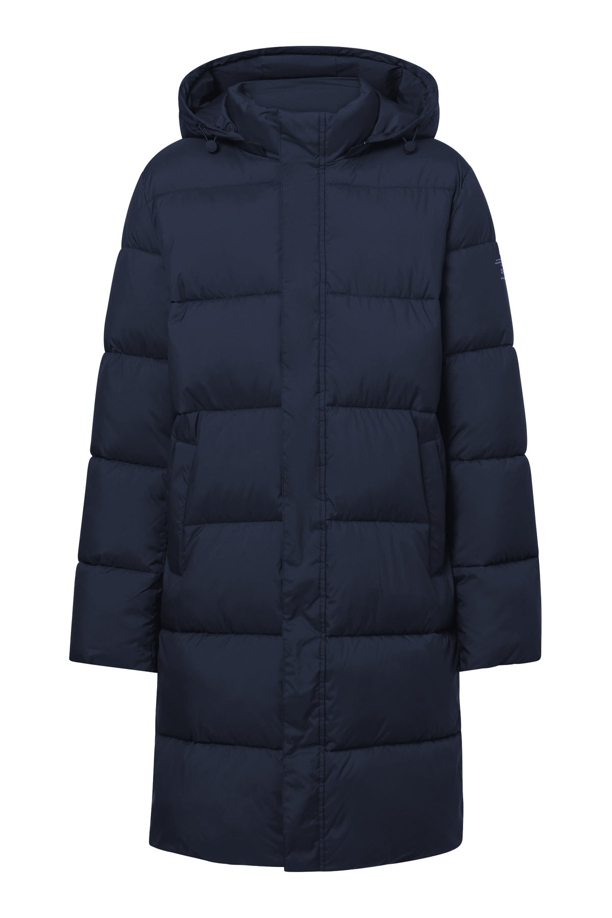 NAVY BLUE VELAN COAT