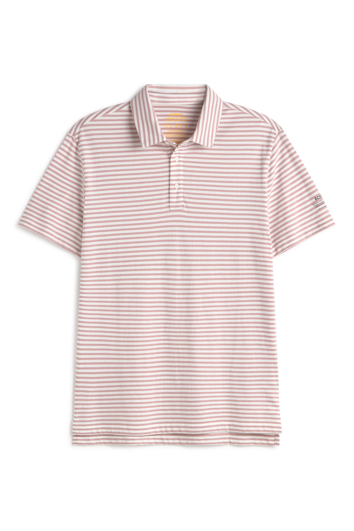 POLOSHIRT LOGAN ROSA GESTREIFT