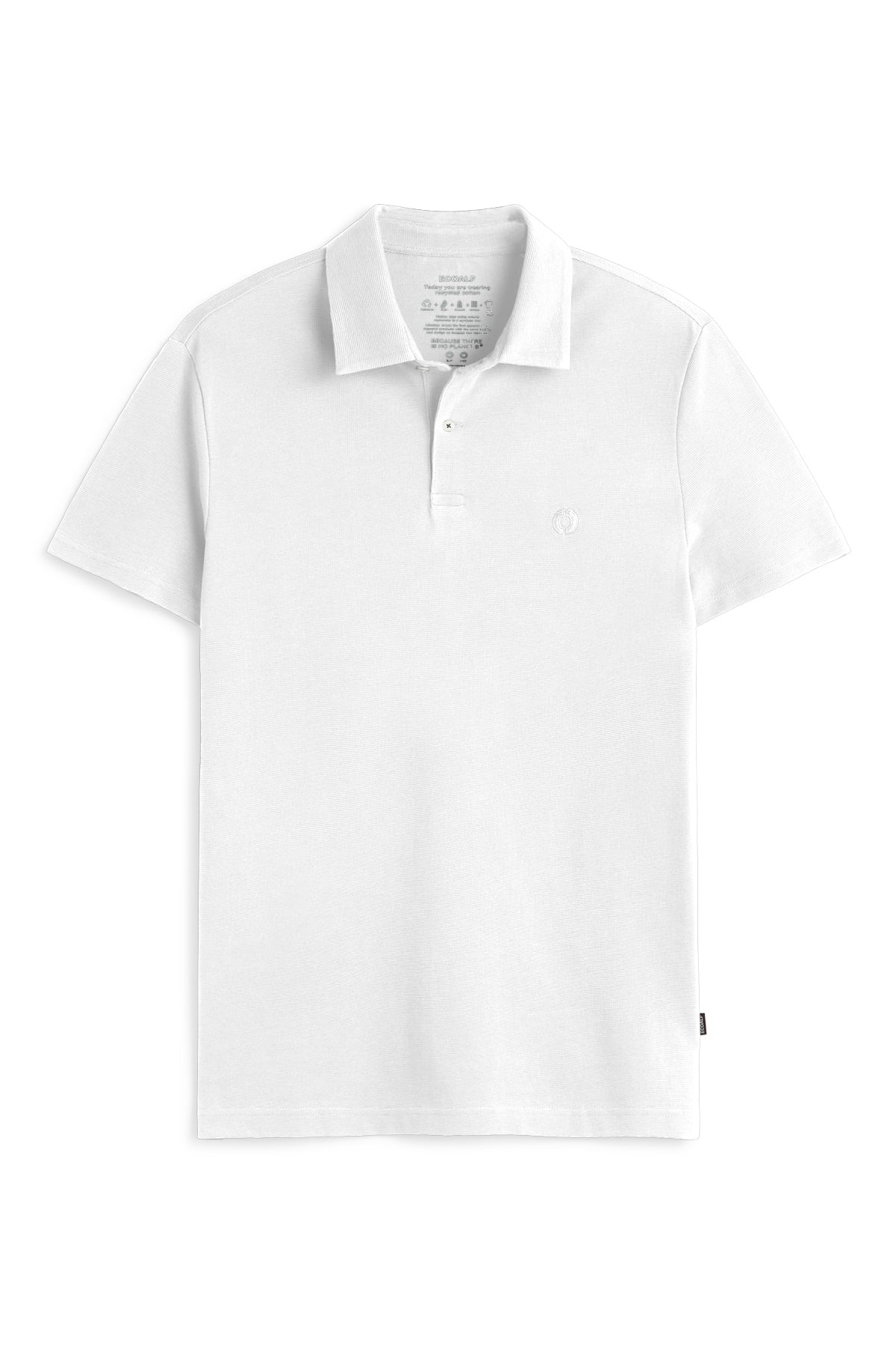 WHITE SIMON POLO SHIRT