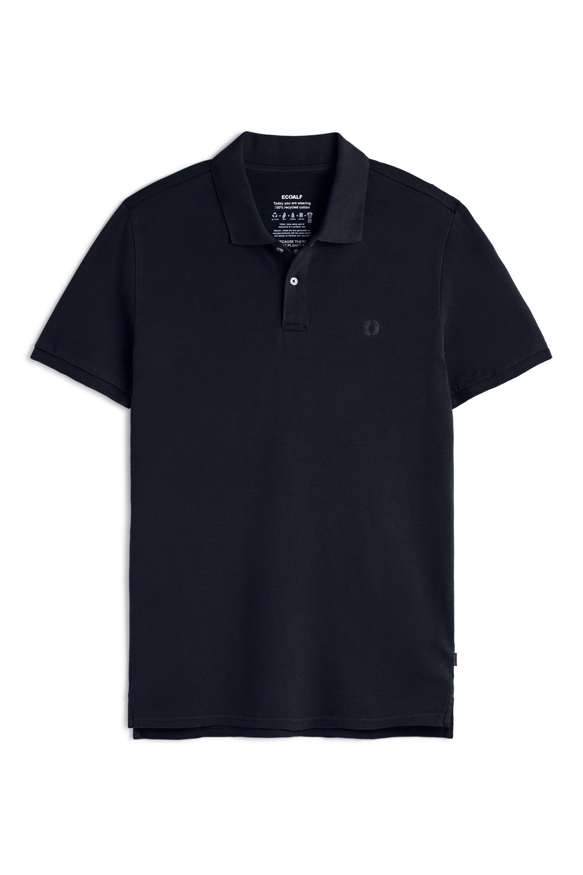 TEDAN NAVY BLUE PIQUÉ POLO SHIRT