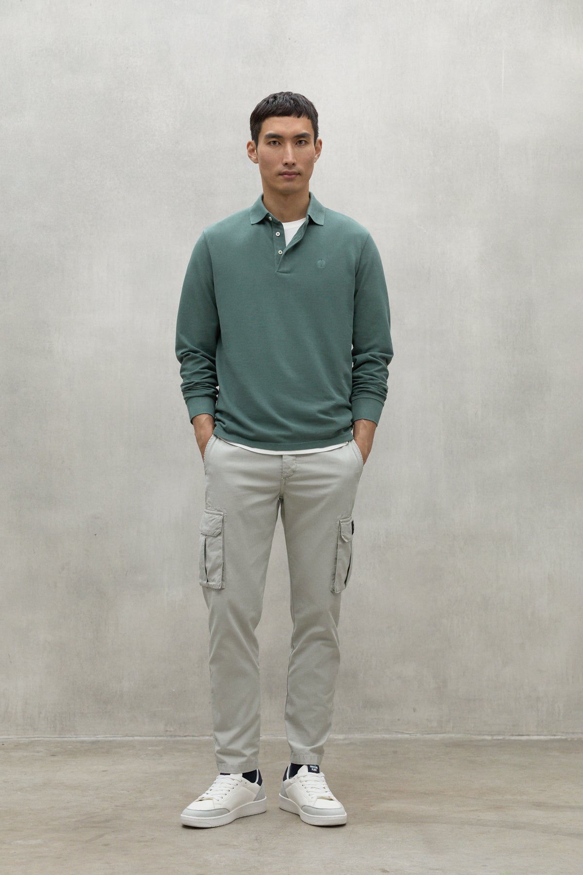 GREEN TED POLO SHIRT ECOALF - Main Image