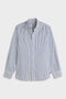 CAMISA DE RAYAS ALFREDO AZUL Y BLANCO