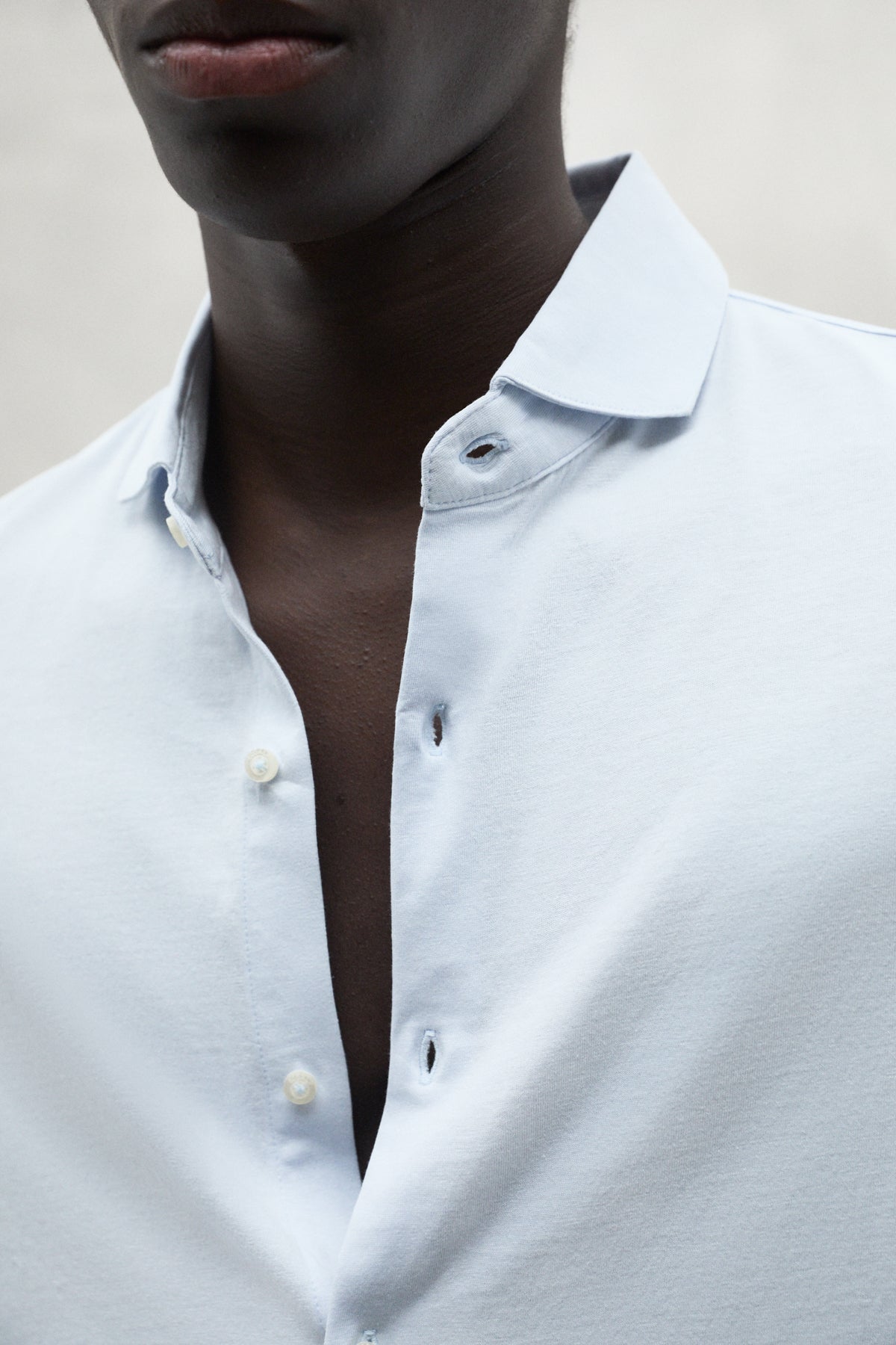 LIGHT BLUE MOLE SHIRT