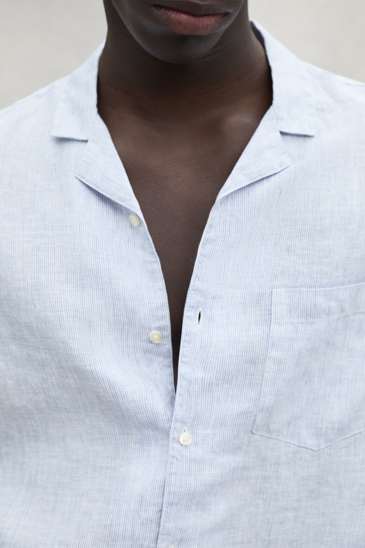 NAVY BLUE AND WHITE SUTAR SHIRT