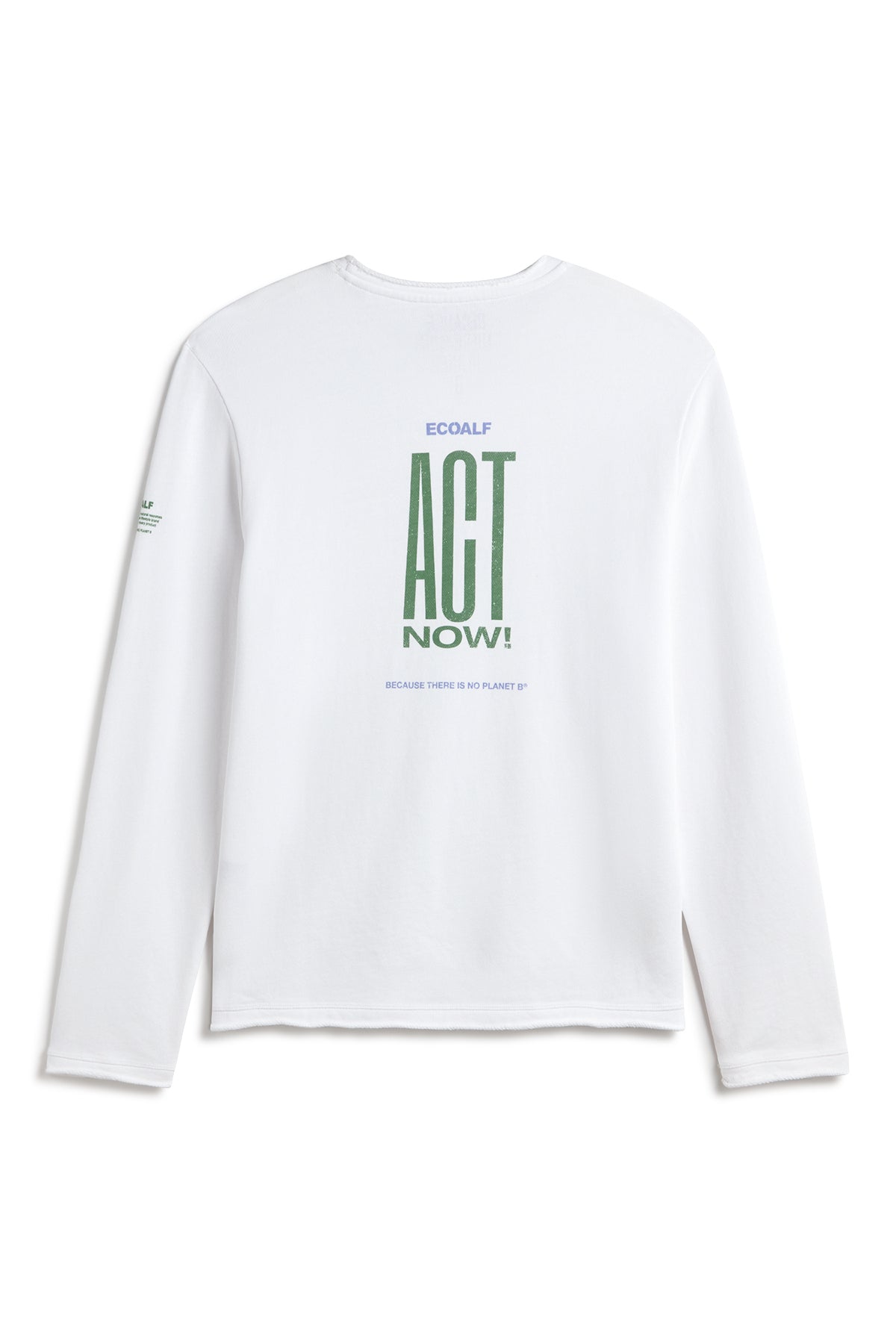 WHITE ACT LONG-SLEEVED T-SHIRT