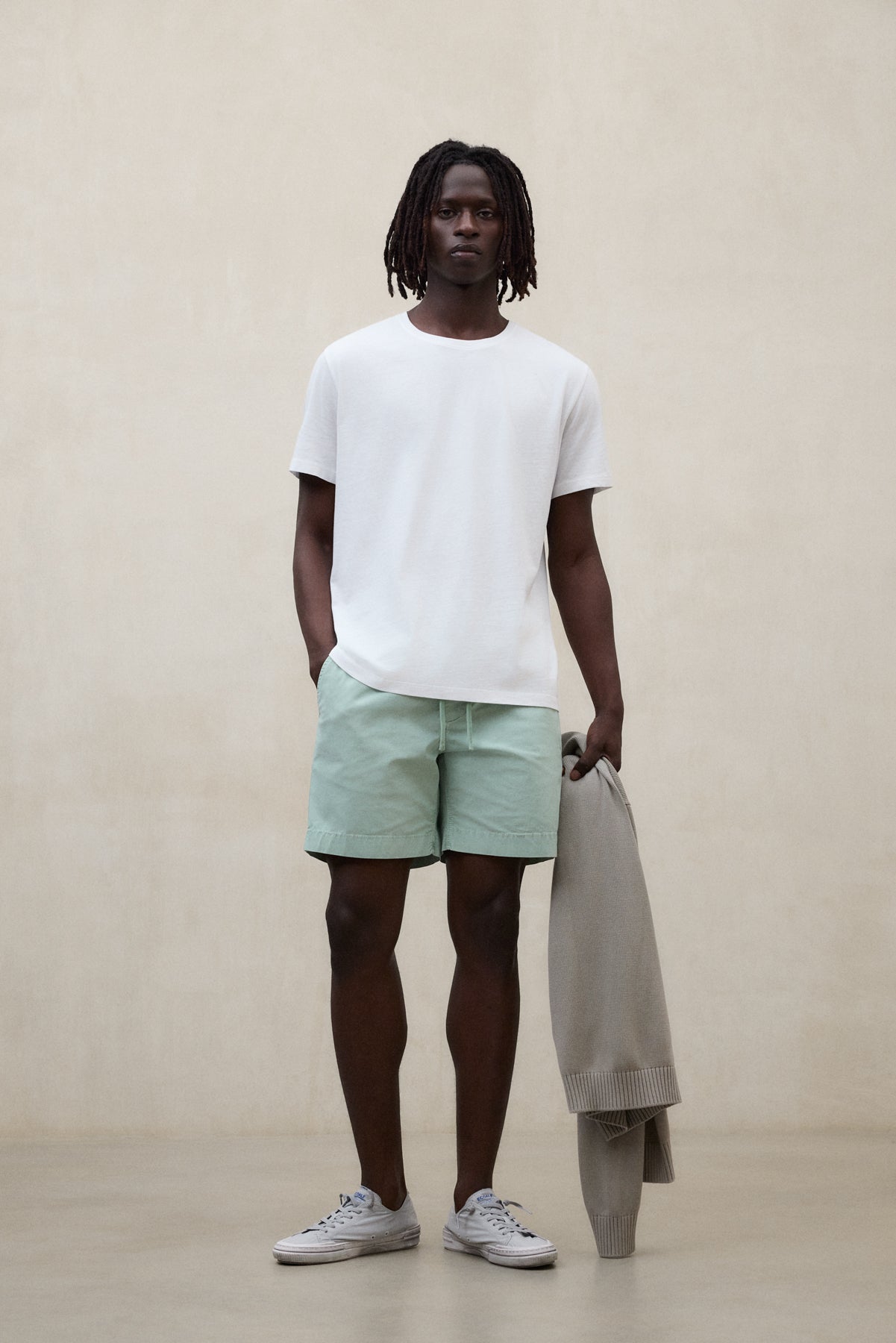 ホワイト Tシャツ Tuff Cotton XL WHITE VENT T-SHIRT FOR MEN | ECOALF