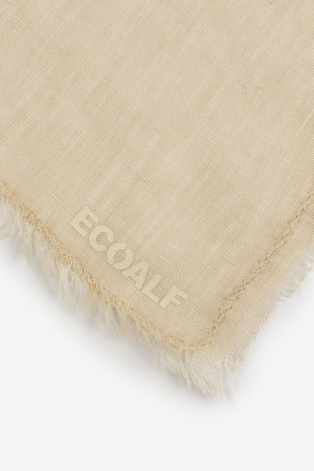 WHITE MARGO LINEN FOULARD