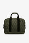 DARK GREEN FLOCK DUFFLE BAG