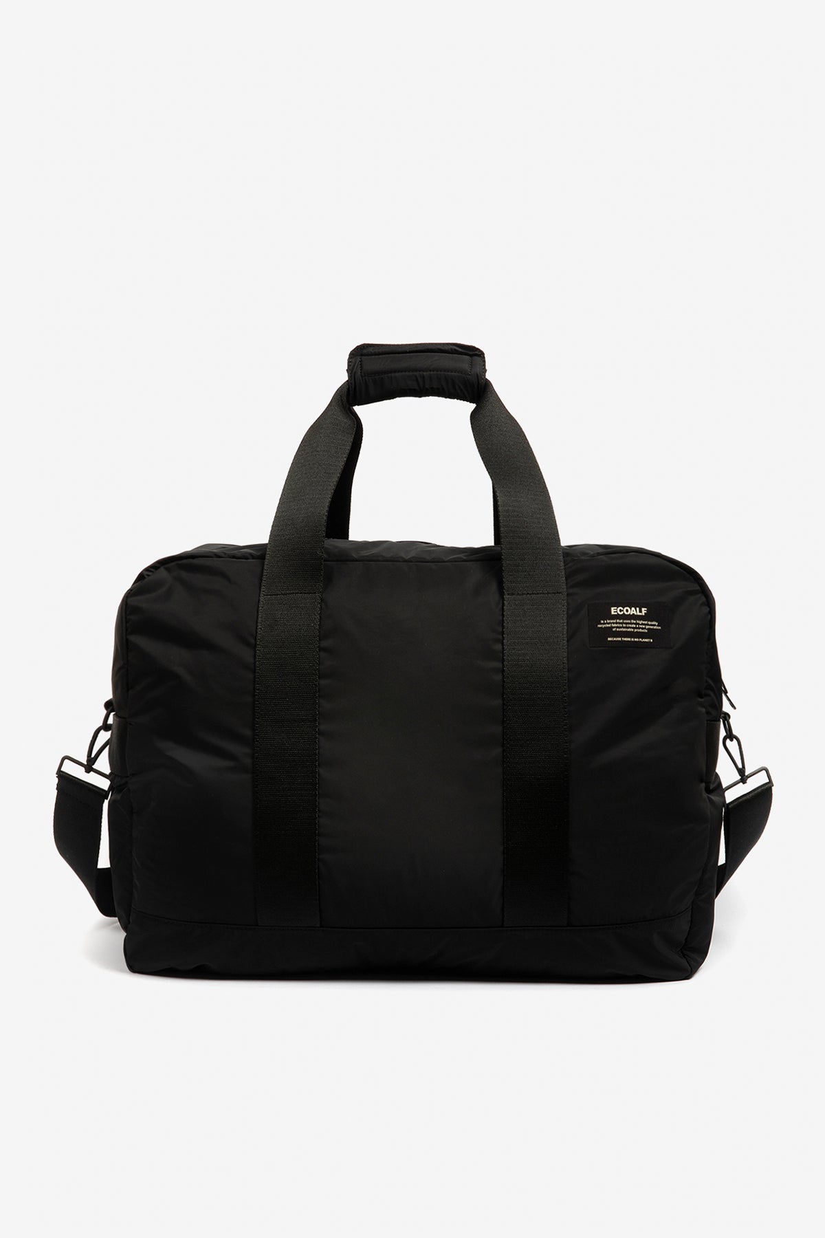BLACK TRAVEL BAG UNISEX ECOALF