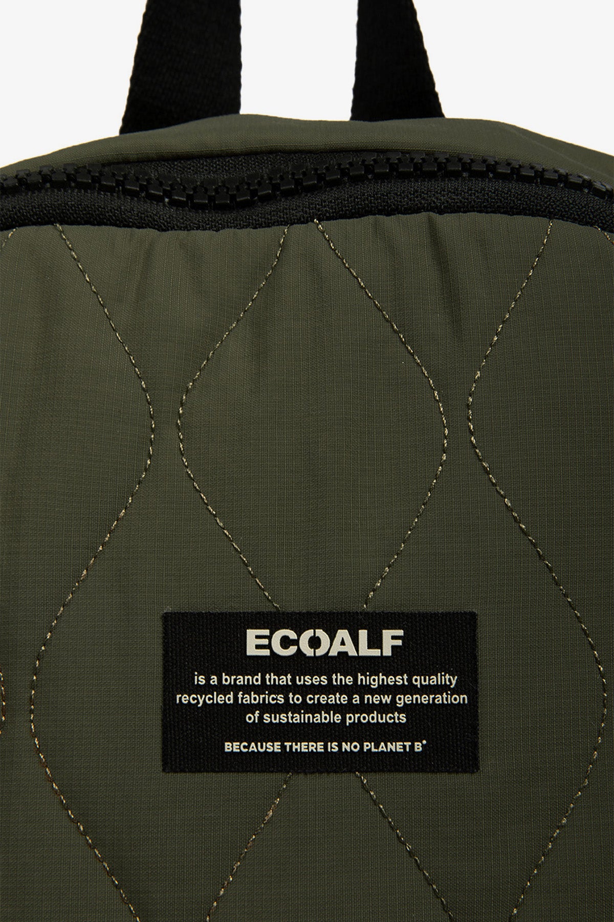 DARK GREEN FLOCK BACKPACK