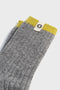 KURZE SOCKEN CONTRASTE GRAU