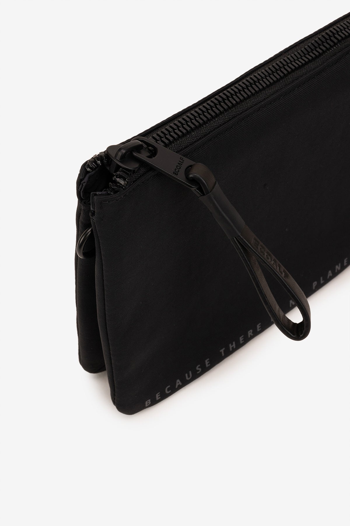 BOLSO DE MANO LUPITA DOBLE NEGRO