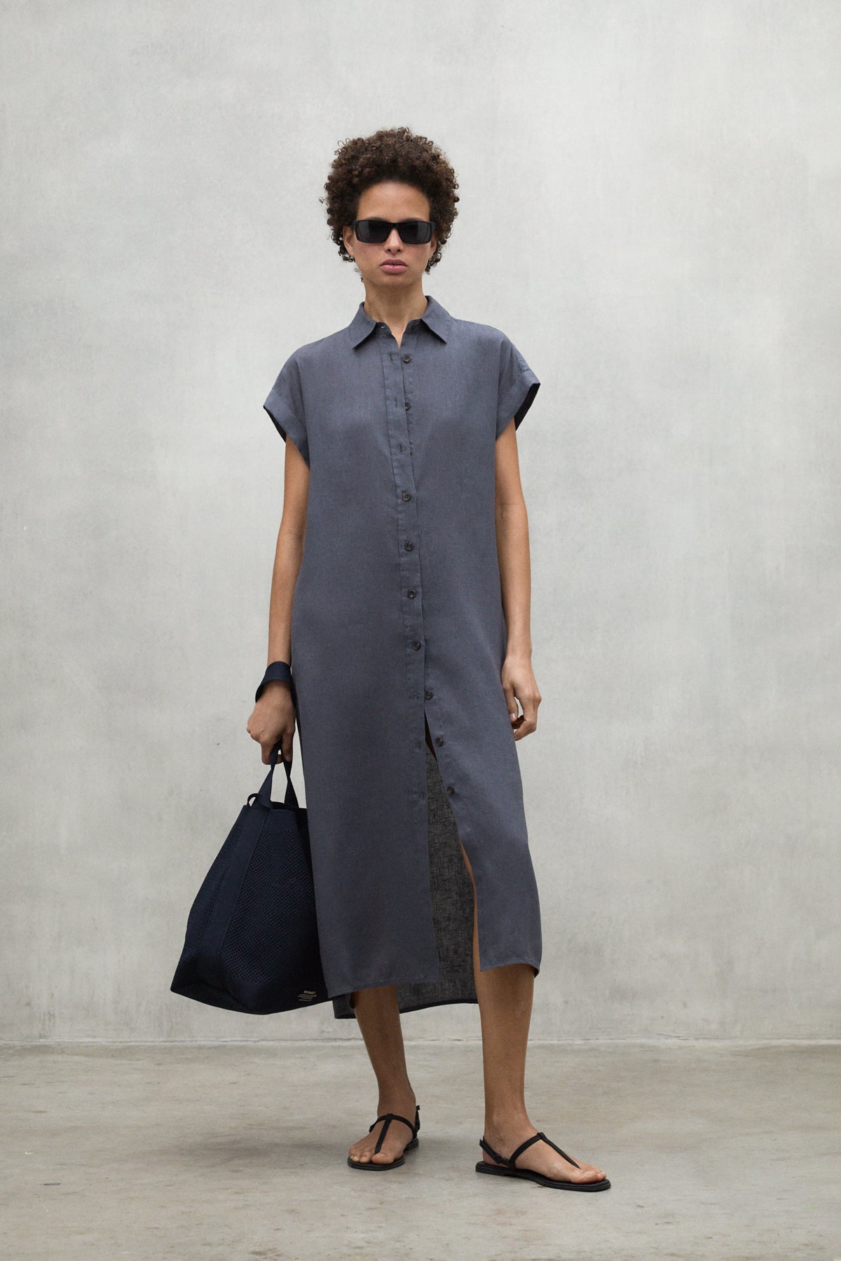 ECOALF Dark Grey Amatista Dress ECOALF Dark Grey Amatista Dress