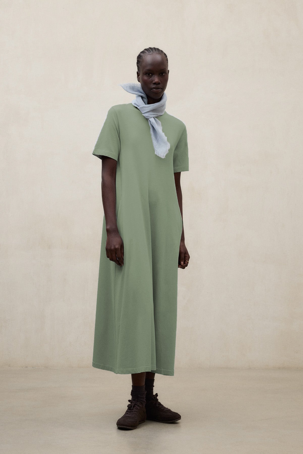 GREEN ELETTRA DRESS FOR WOMEN | ECOALF GREEN ELETTRA DRESS FOR WOMEN | ECOALF