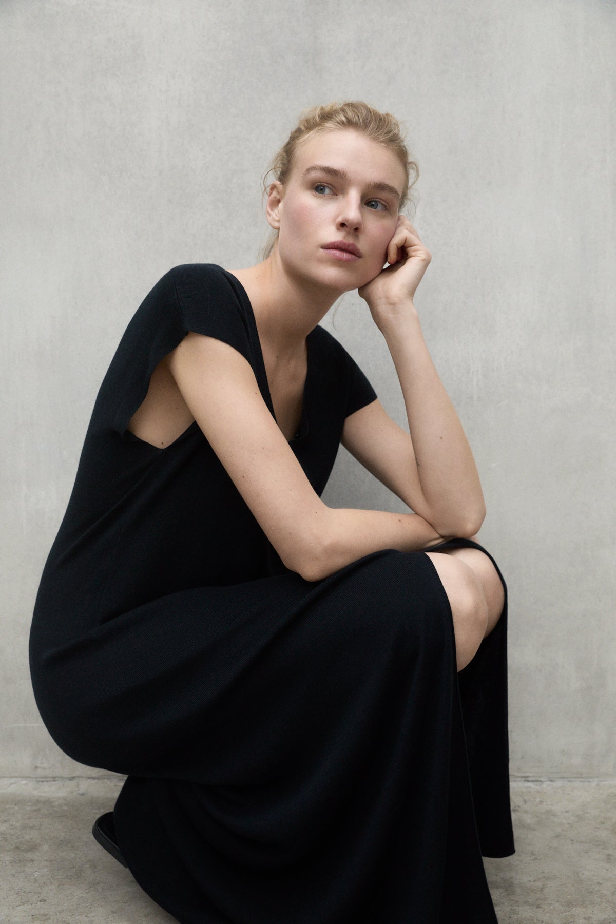 ECOALF Onyx Dress Black Xs Woman