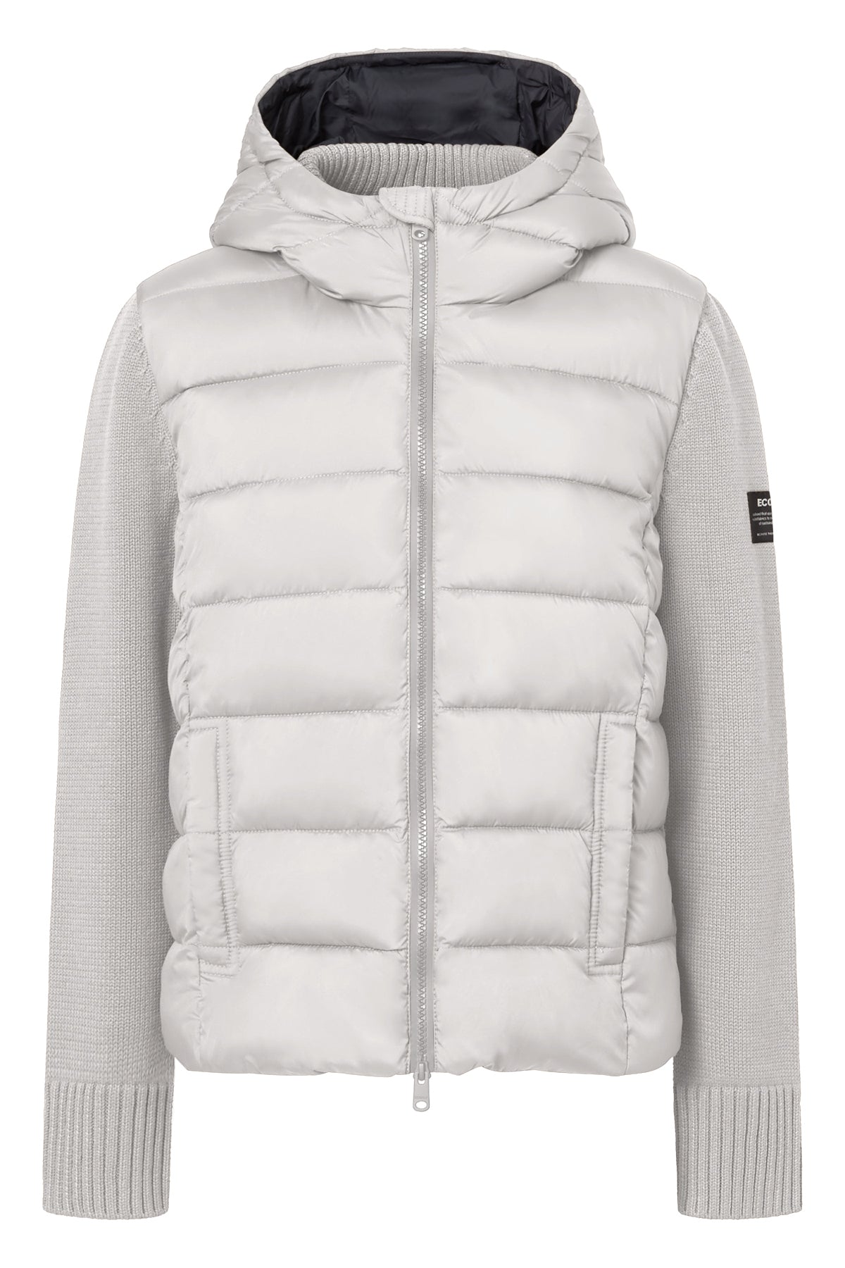 VESTE DENALI À CAPUCHE GRIS CLAIR