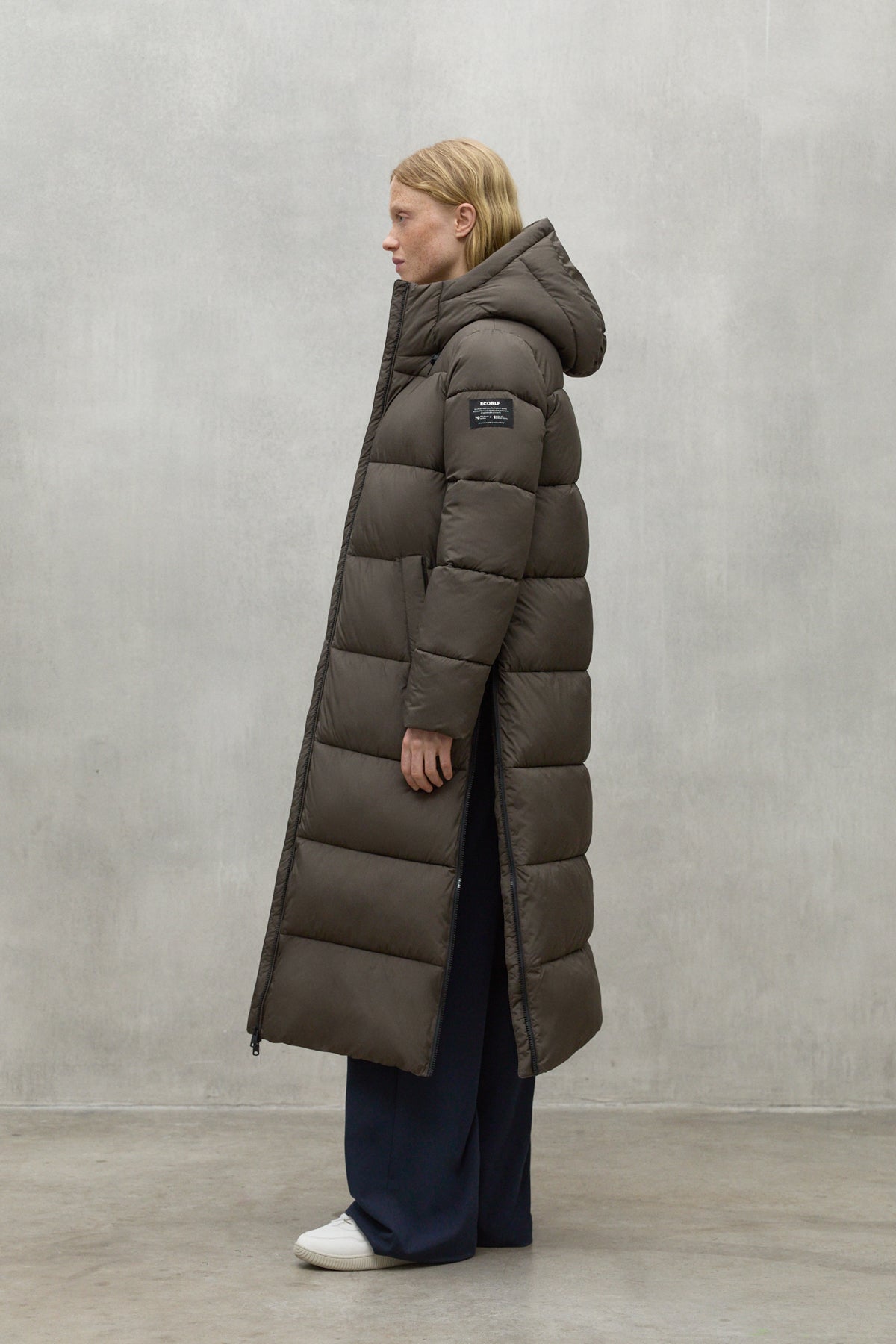 ABRIGO BINAIA MARRÓN PARA MUJER ECOALF - Main Image