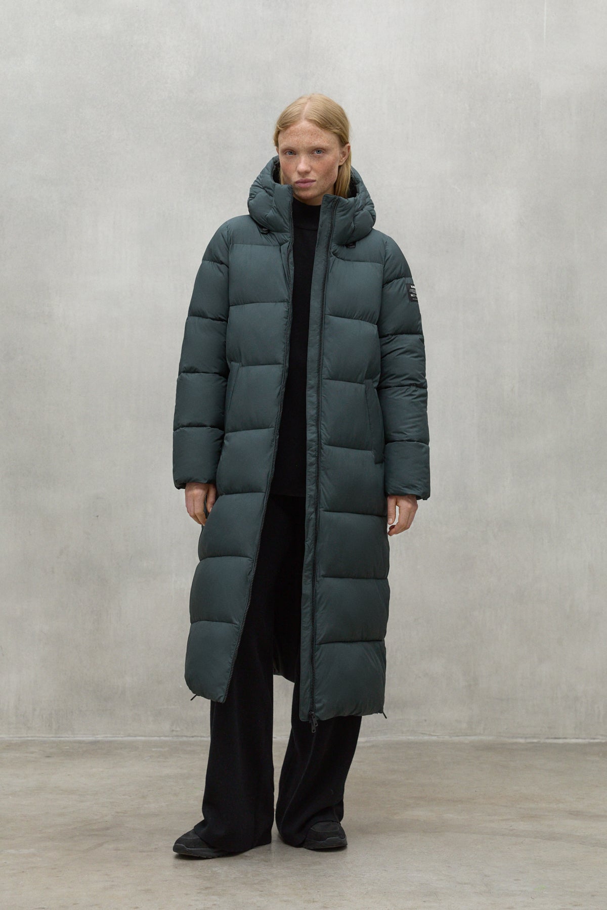 Cappotto Da Esposizione Donna Animo Italia - Verde - Nuovo Con Etichette