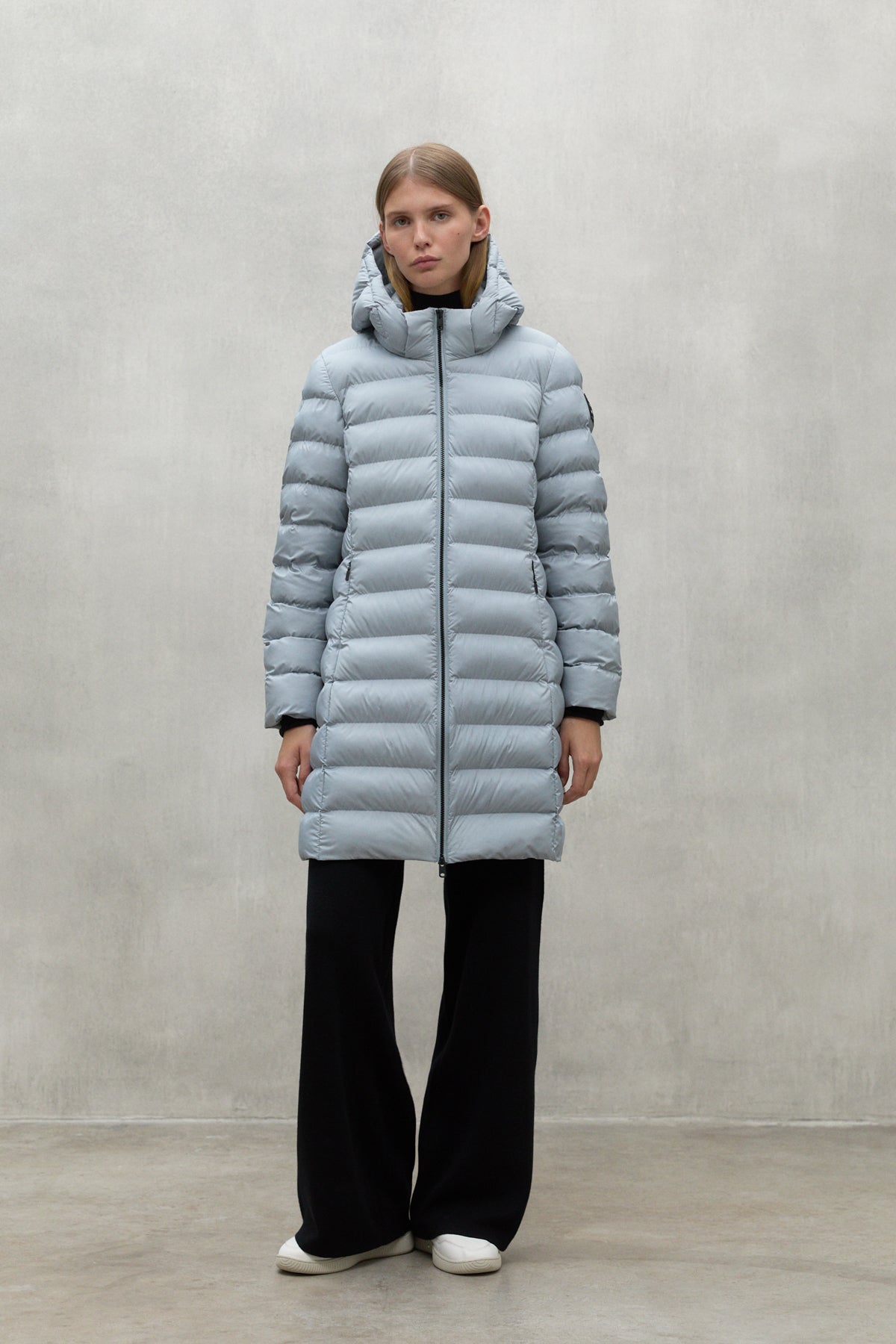 LIGHT BLUE CRONULLA COAT | ECOALF