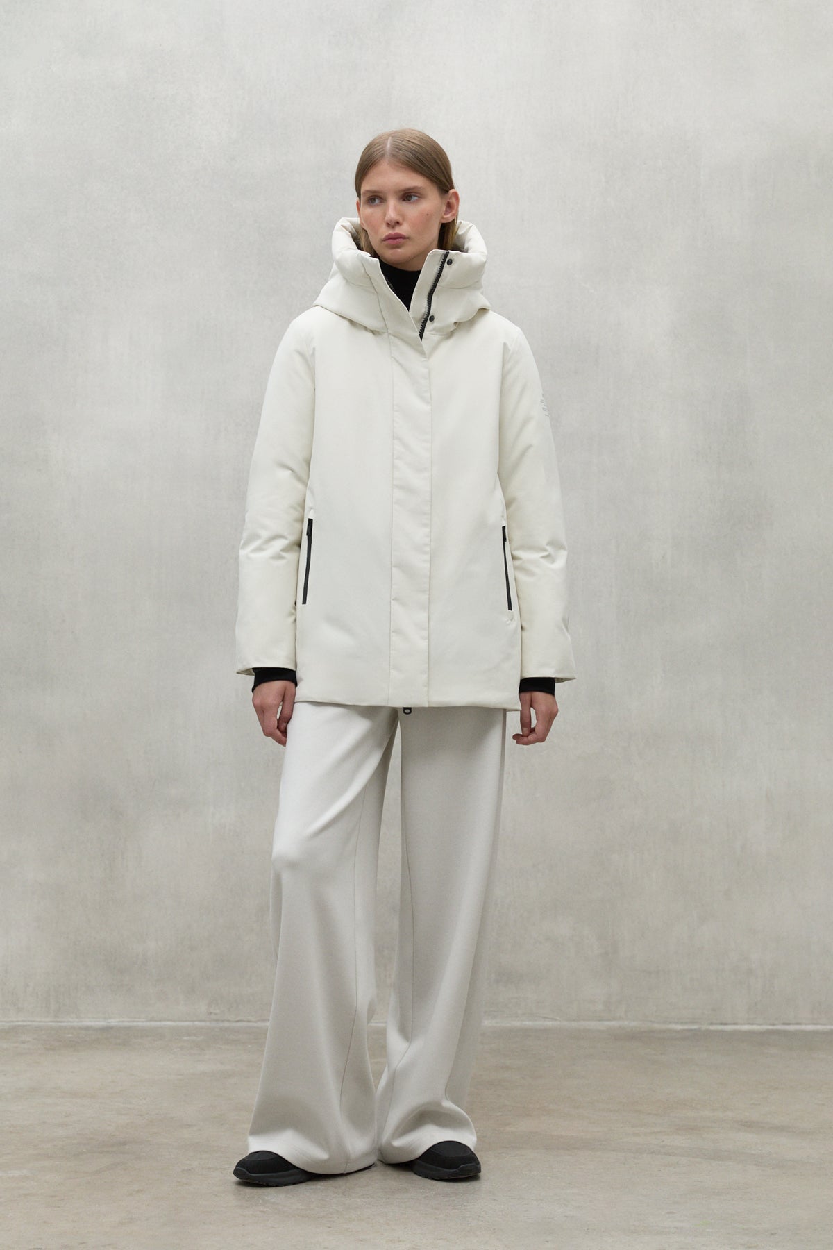 CHAQUETA MAKALU BLANCA PARA MUJER ECOALF - Main Image