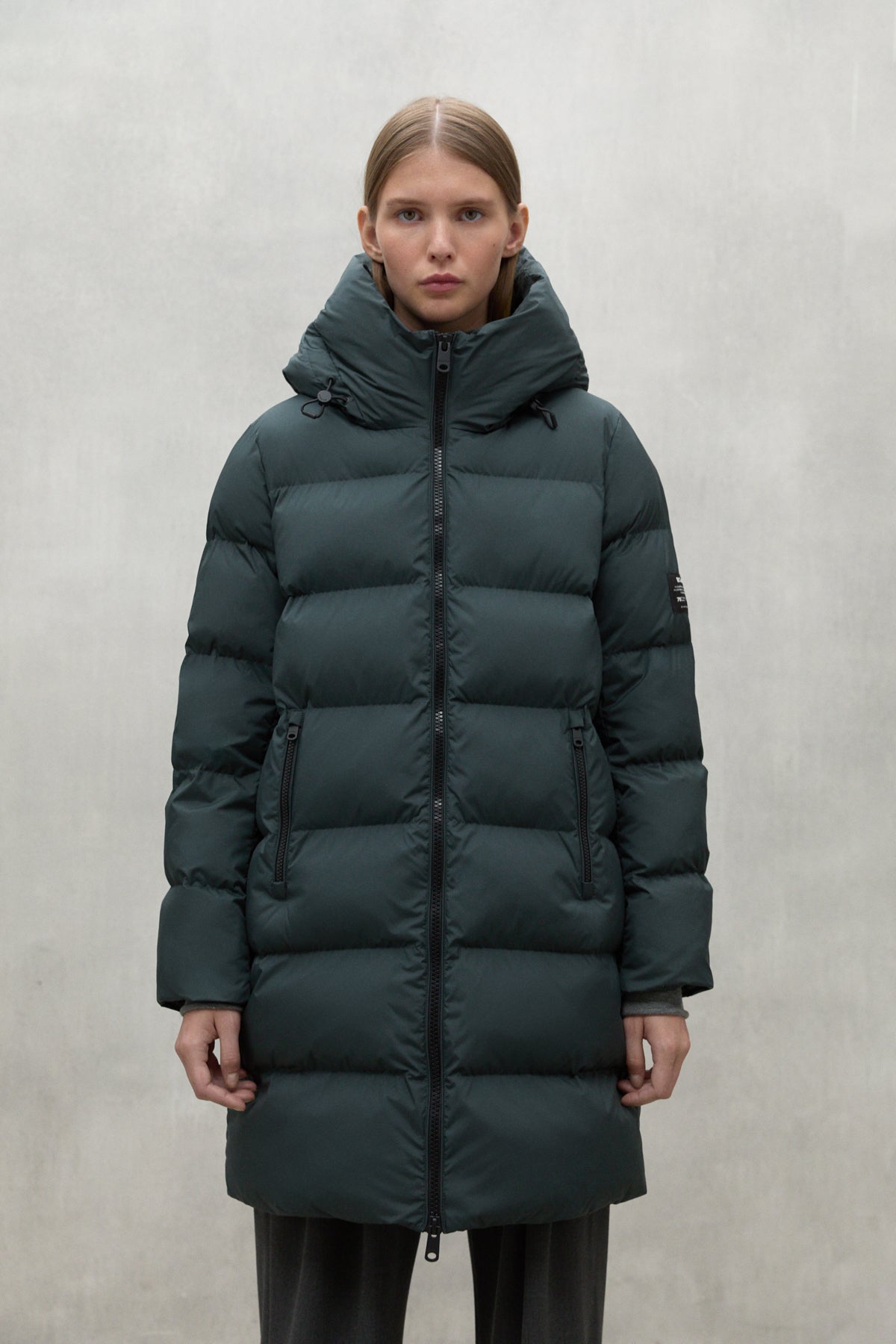 DARK GREEN MANLIE COAT