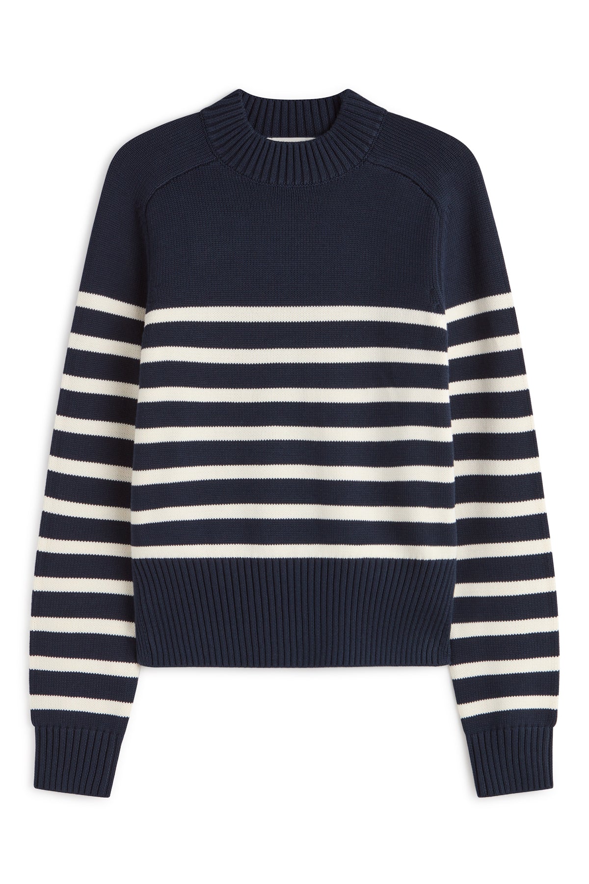 NAVY BLUE MOLIE KNITTED SWEATER