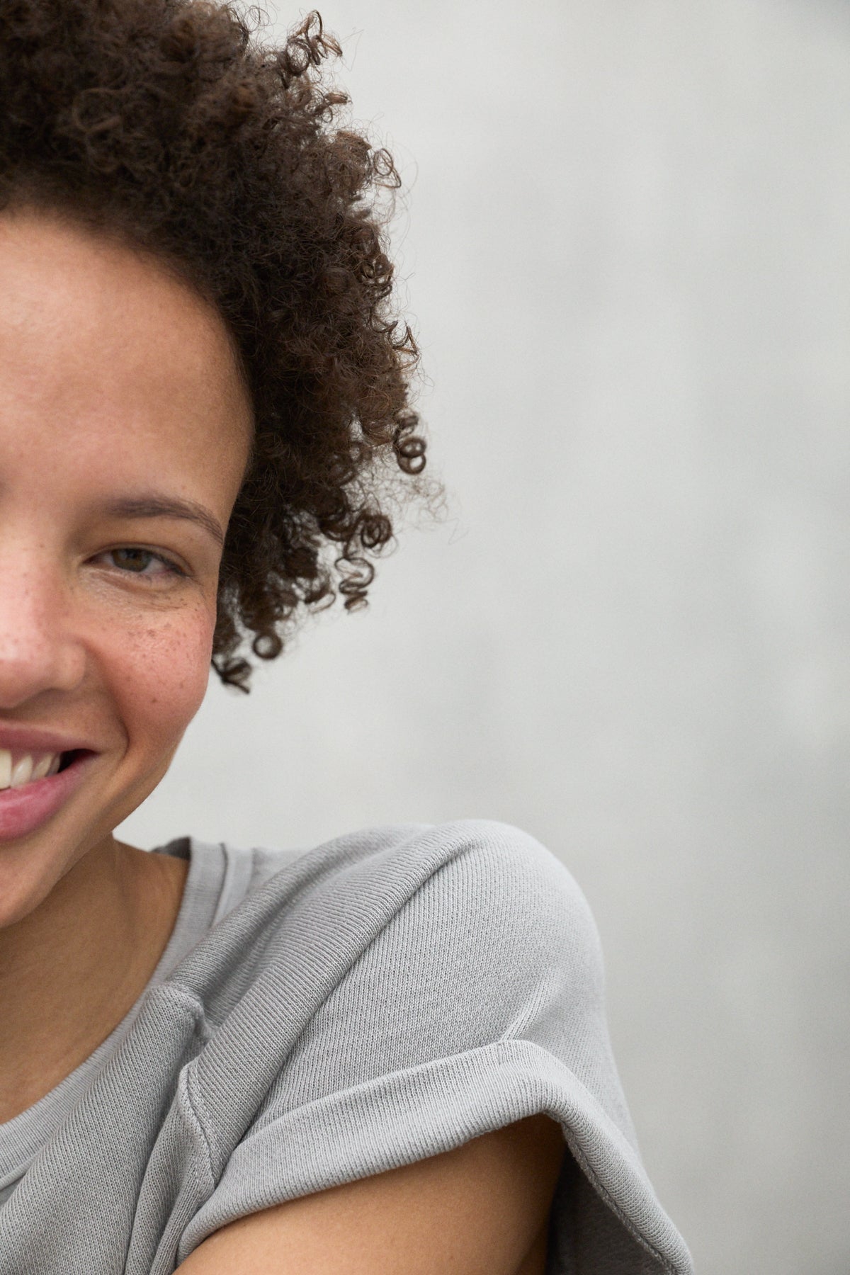 SWEAT-SHIRT REINE GRIS CLAIR