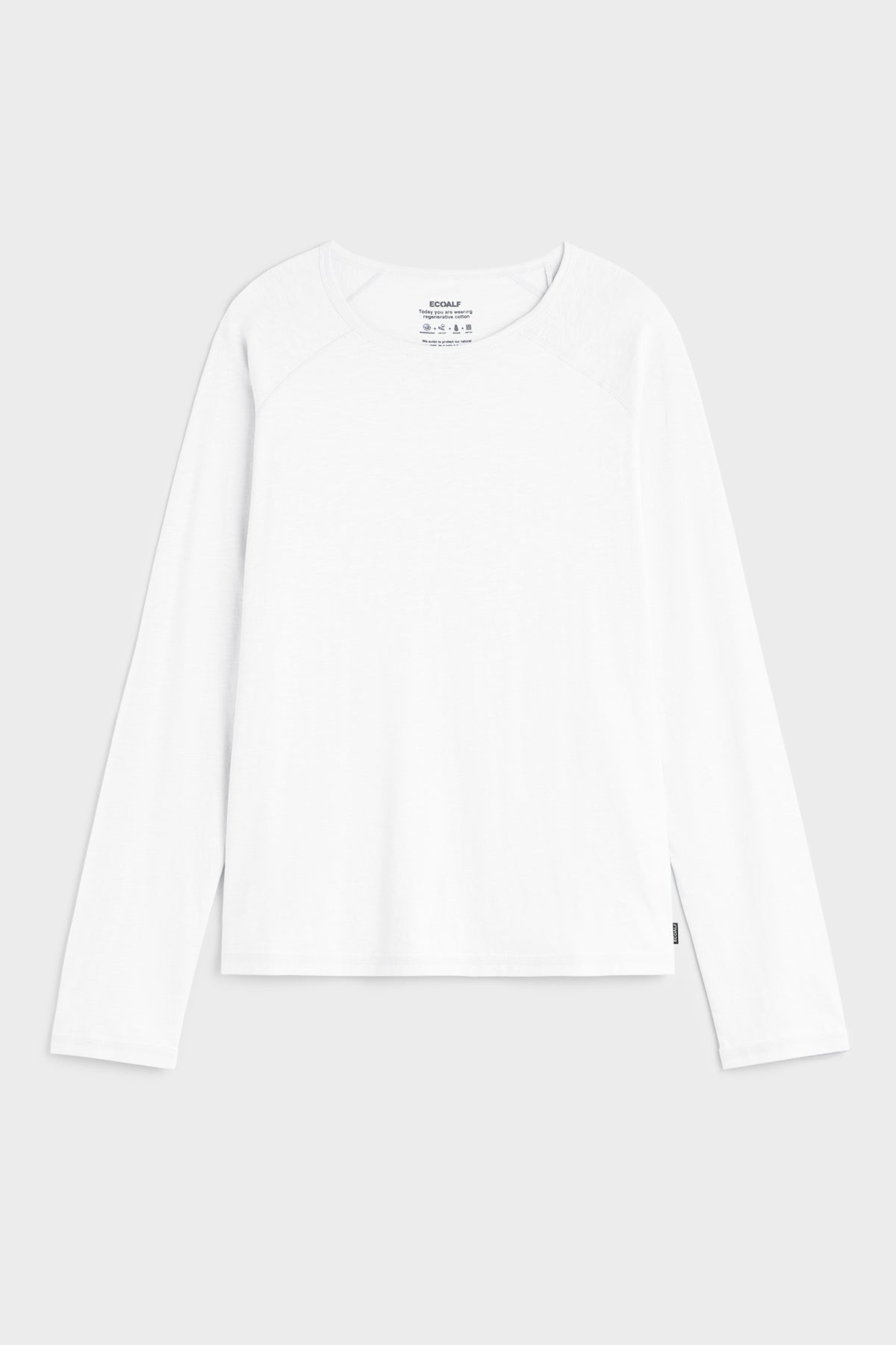 CAMISETA MANGA LARGA PALERMA BLANCA