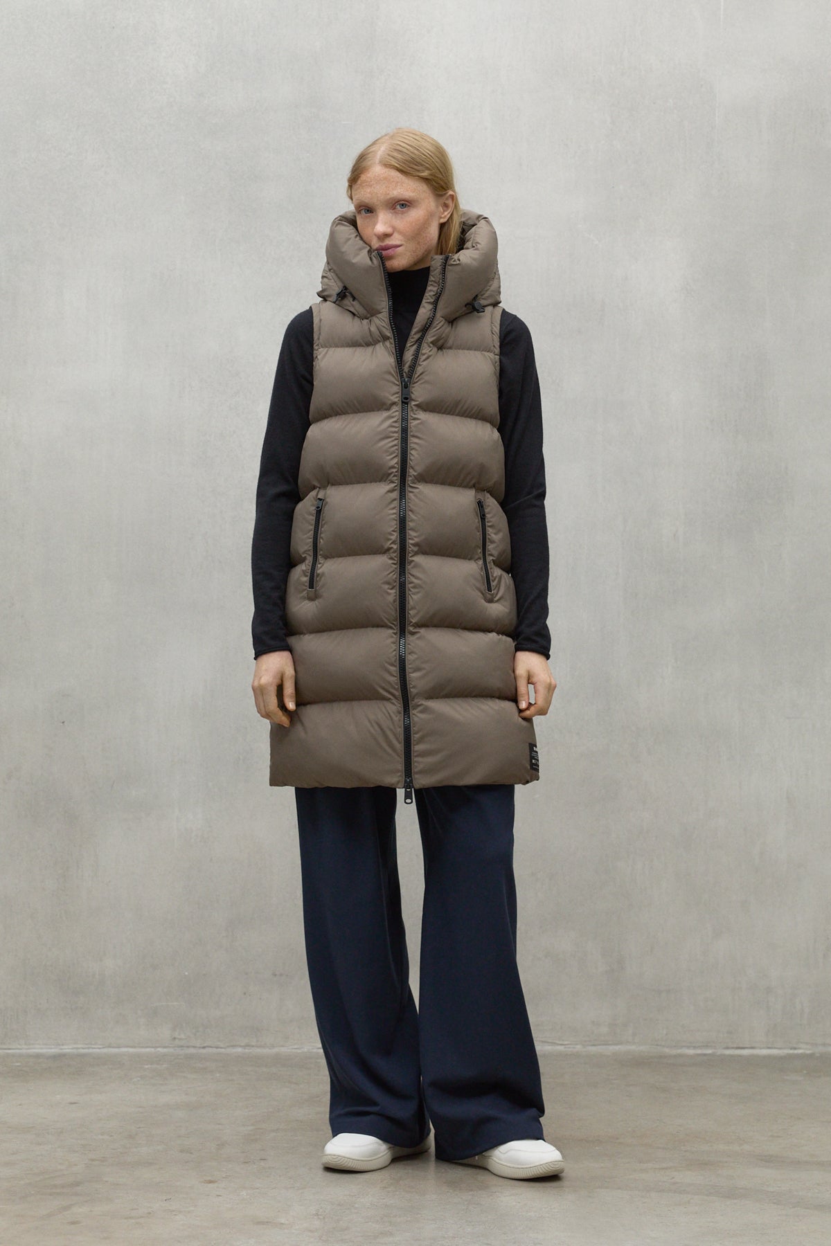 CHALECO MANLIE MARRÓN PARA MUJER ECOALF