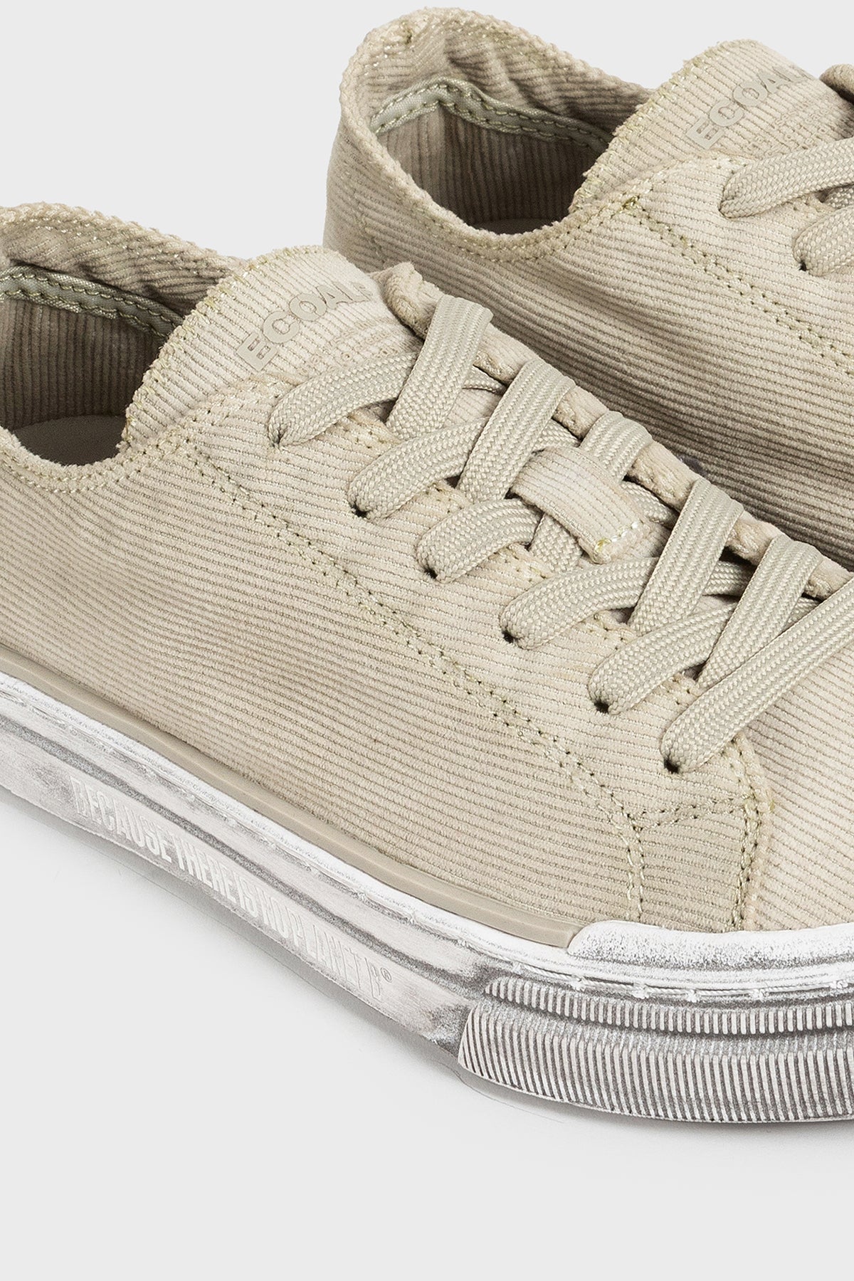 BEIGE CORDUROY STRENK TRAINERS