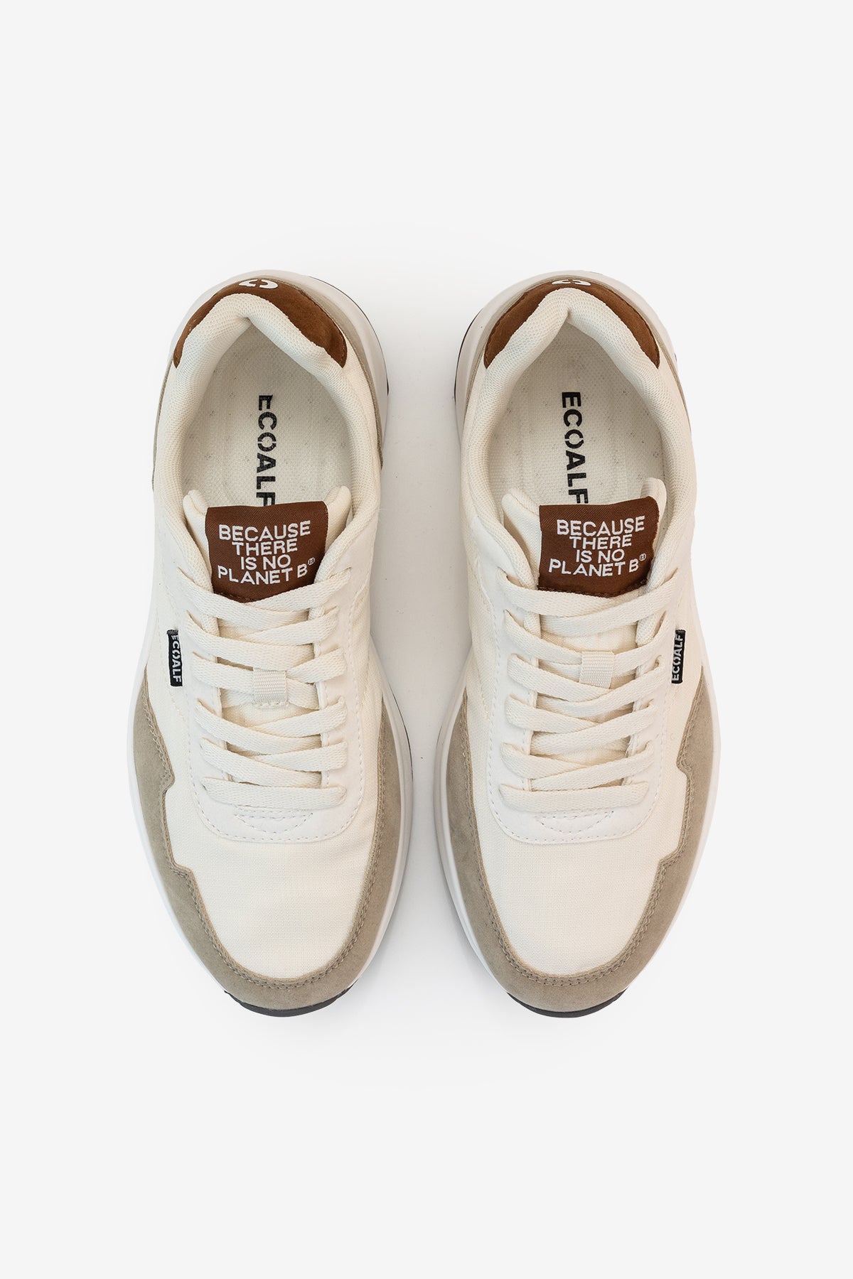 BEIGE SUACE TRAINERS