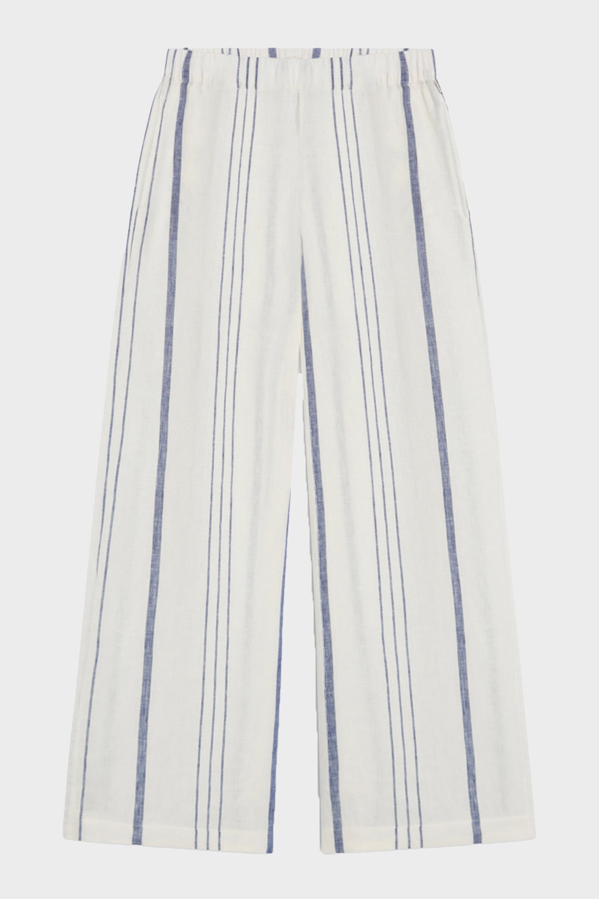 PANTALON RAYÉ MOSSI BLANC