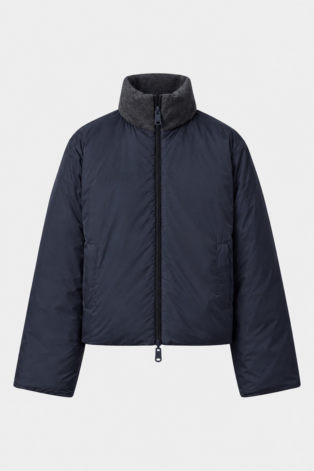 CHAQUETA HÍBRIDA REVERSIBLE SINTRE GRIS OSCURO
