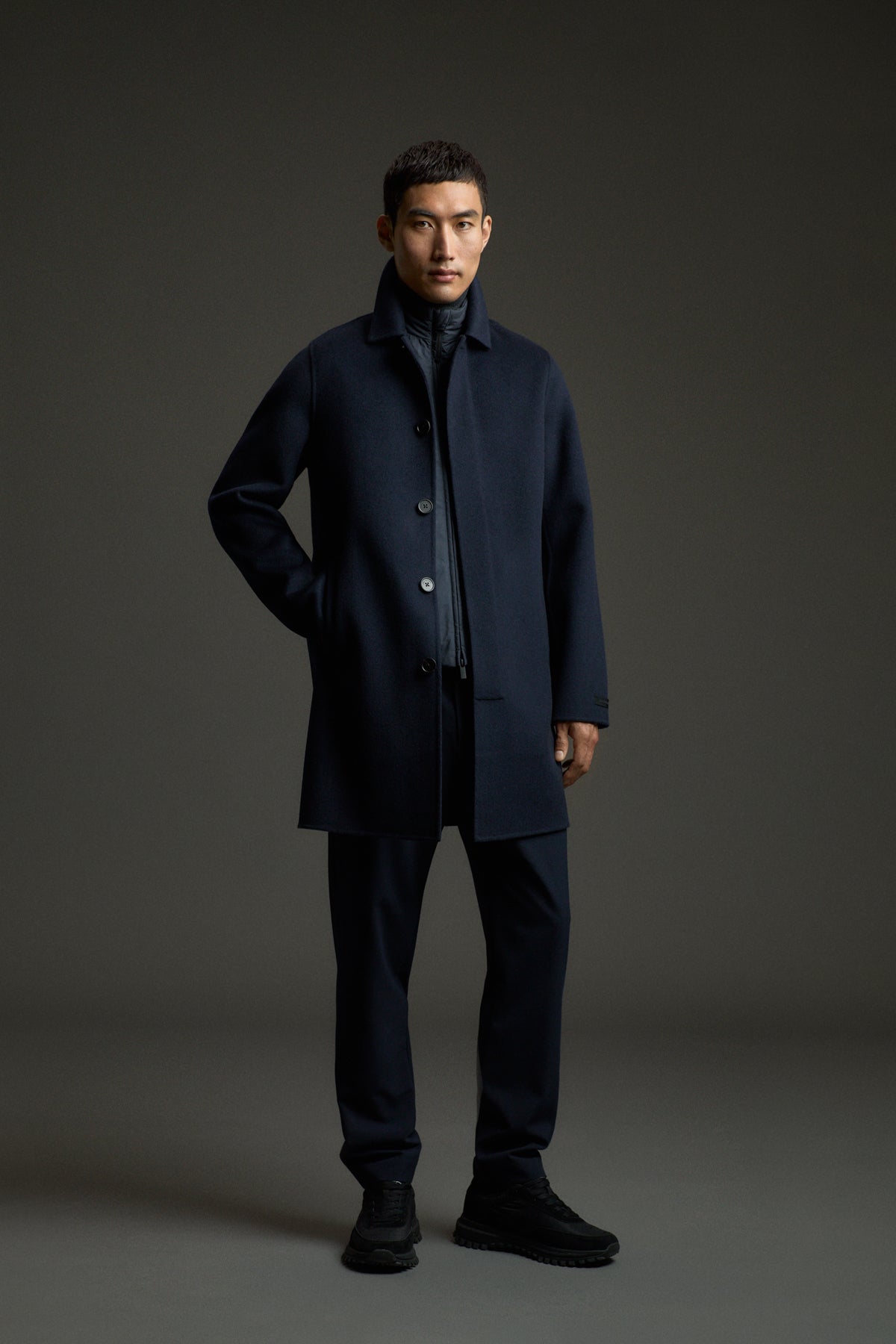 NAVY BLUE CRONO COAT