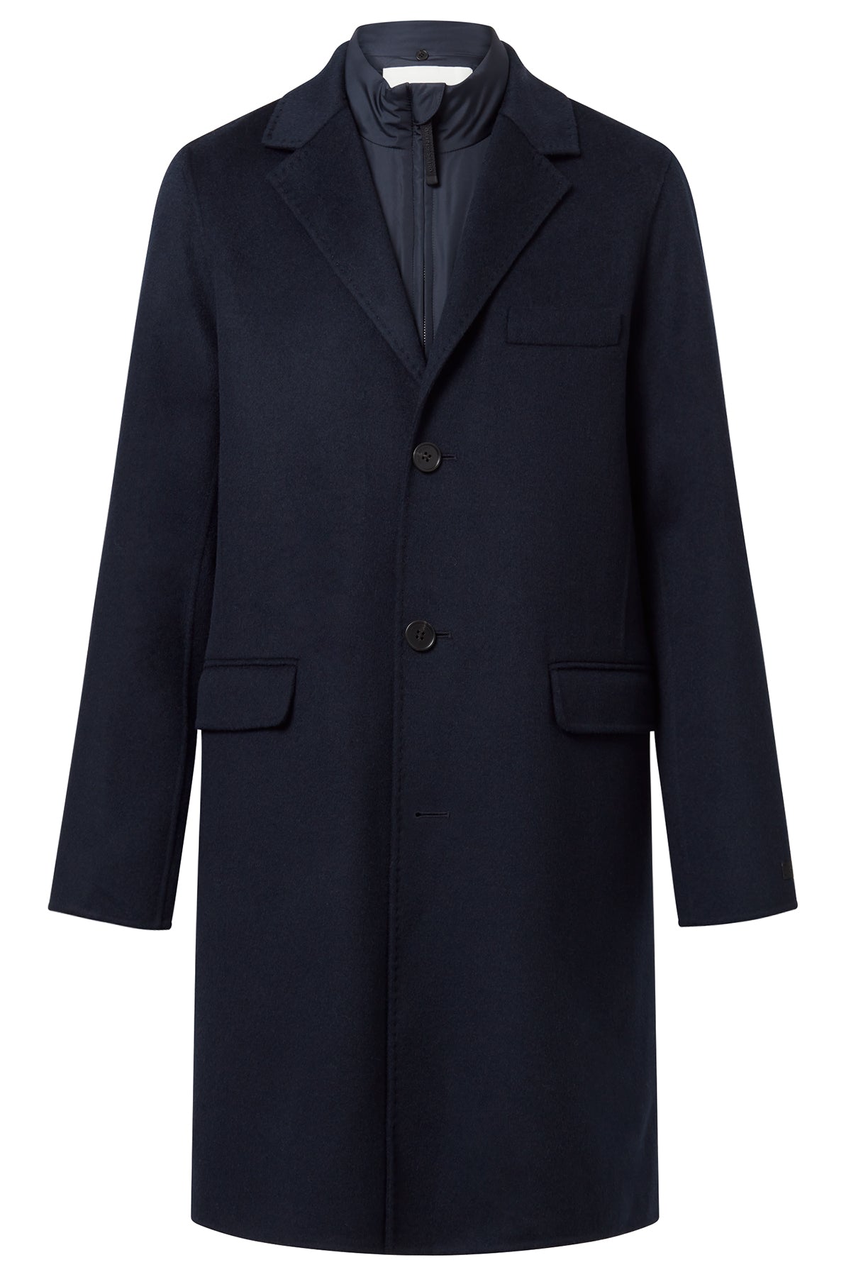NAVY BLUE REMO COAT WITH VEST