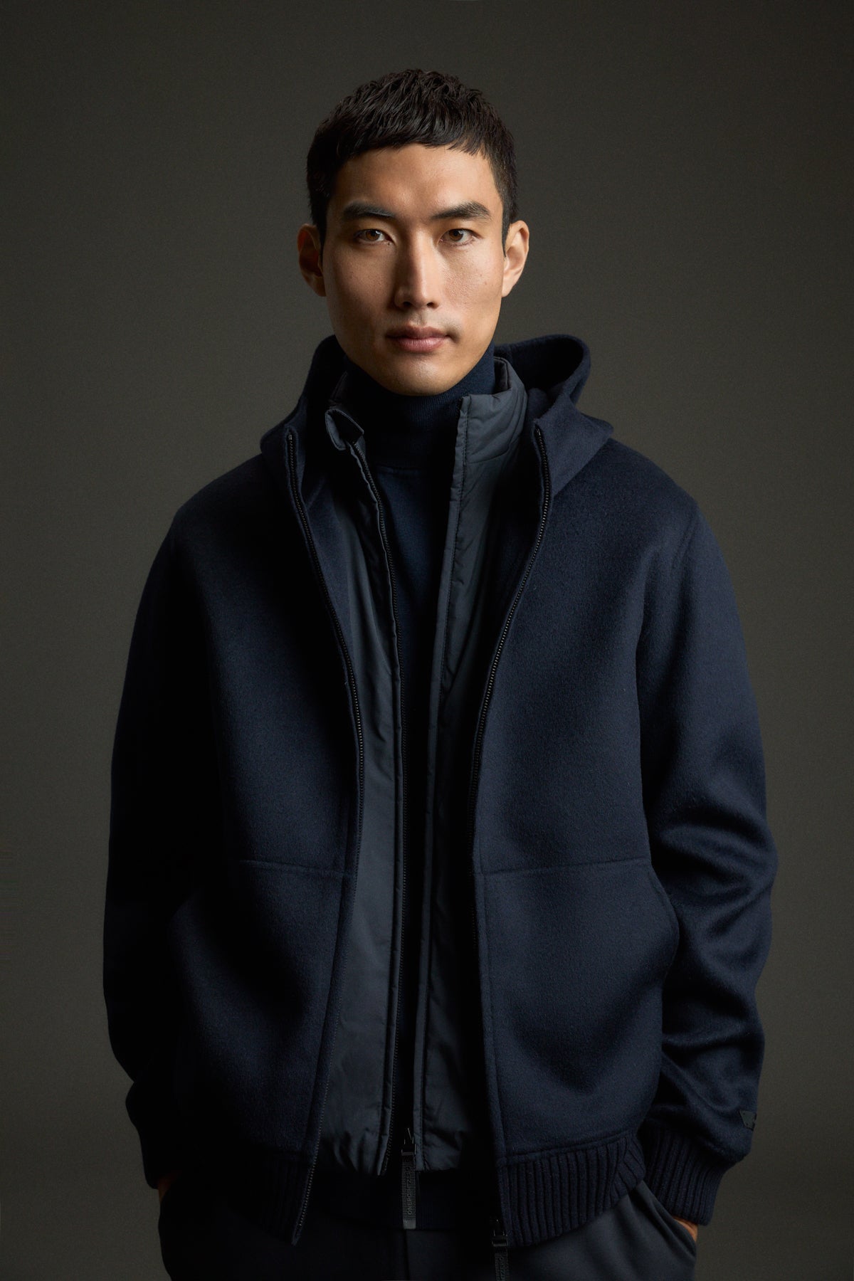 NAVY BLUE ZEUS JACKET