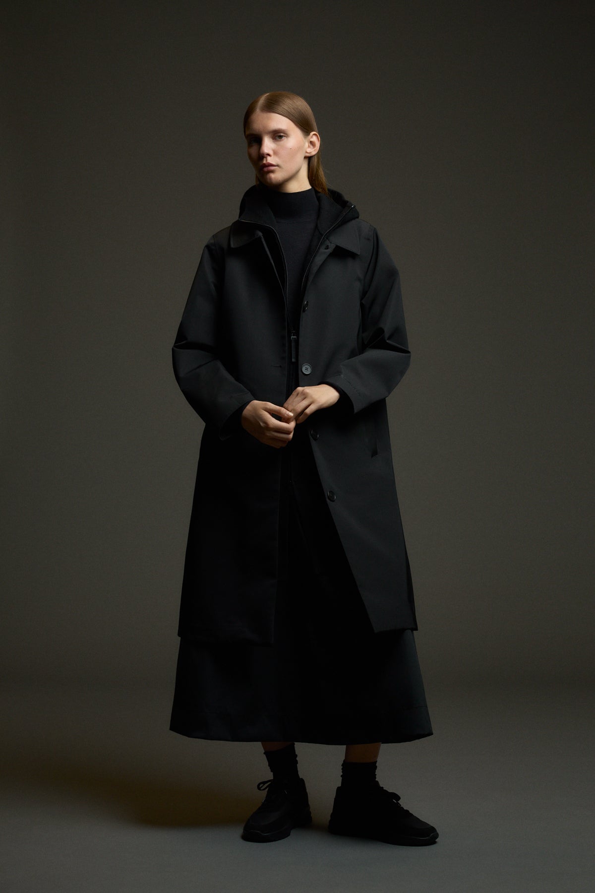 BLACK CIRCE COAT