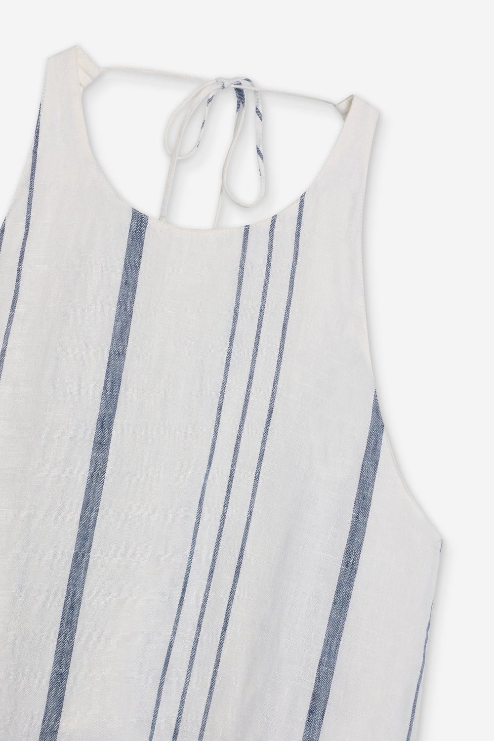 VESTIDO DE RAYAS CROME BLANCO