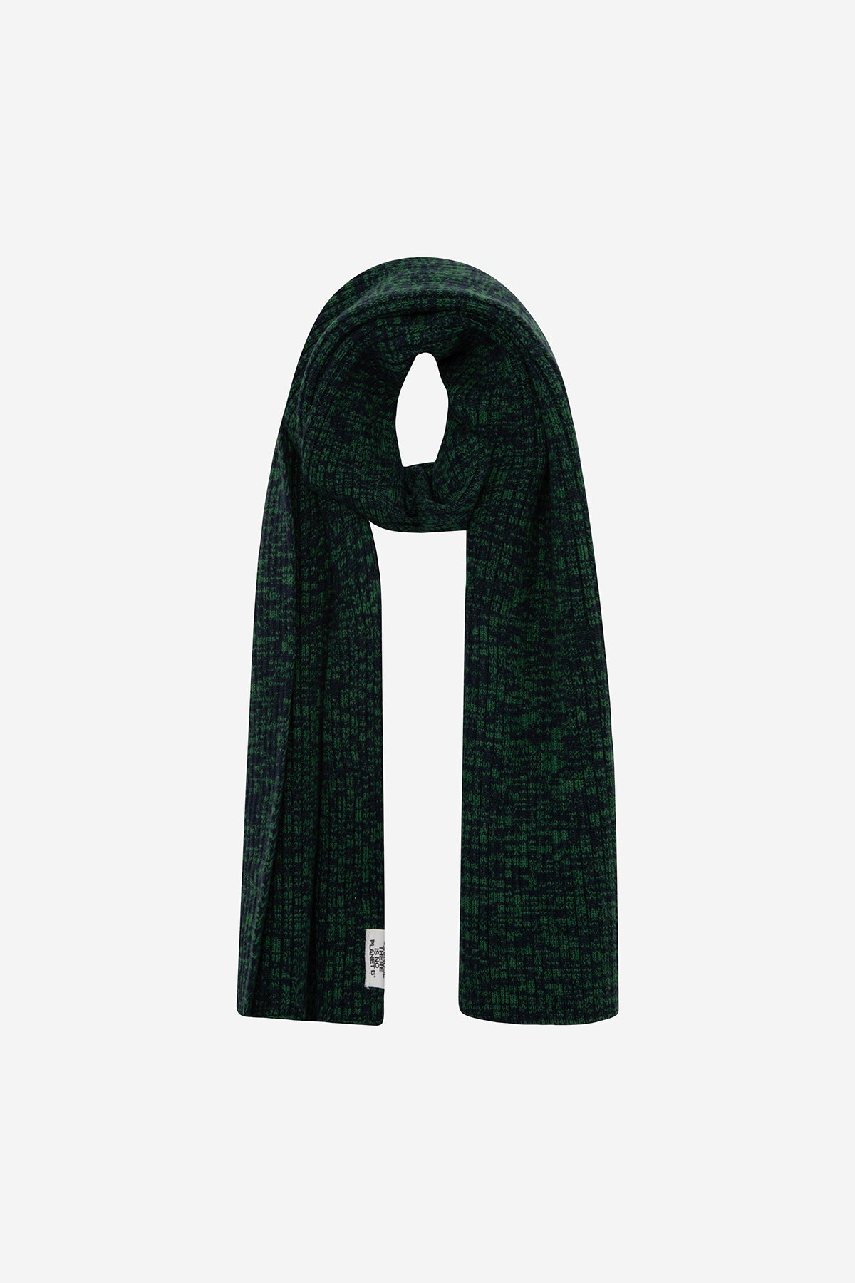 GREEN THICK SCARF  