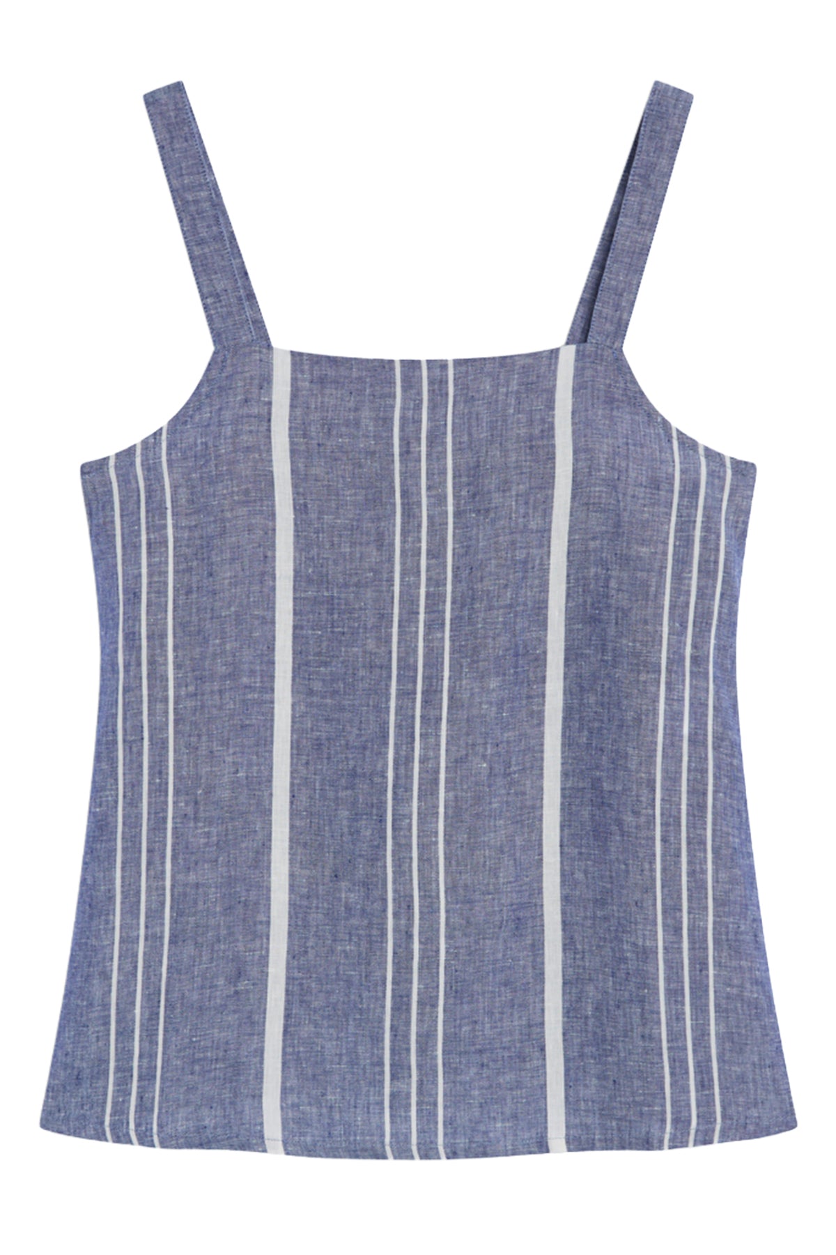 ARIA STRIPED SHIRT BLUE