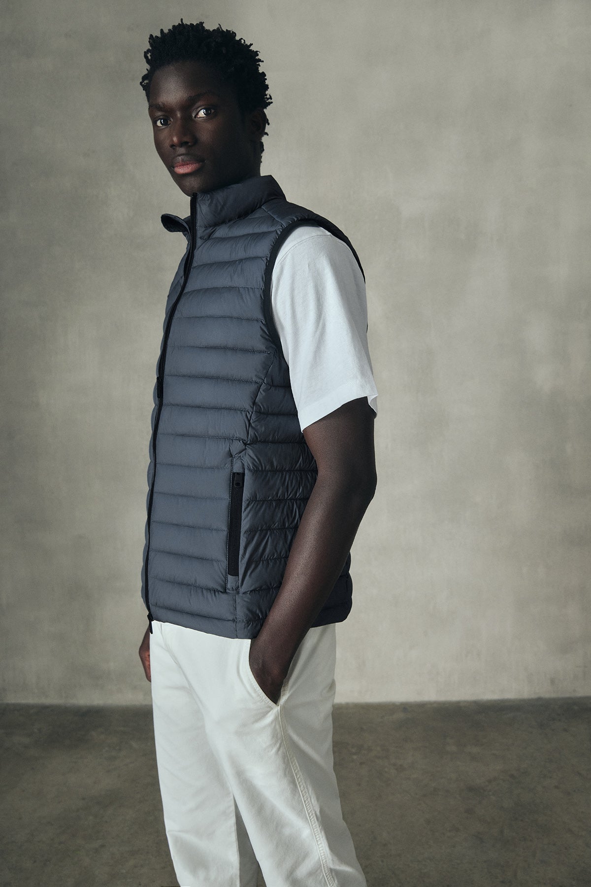 GILET CARDIFF BLU