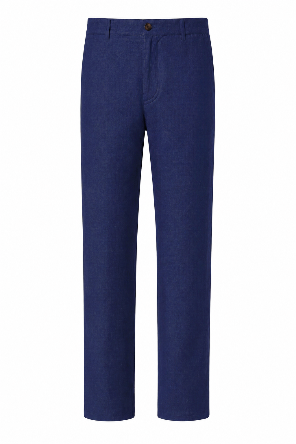 PANTALONES DE LINO ETHIWIN AZUL